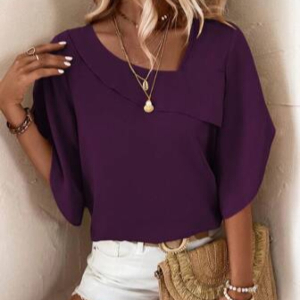 Asymmetrical blouse